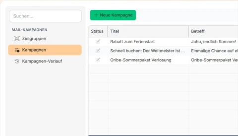 SMS- und Mail-Kampagnen