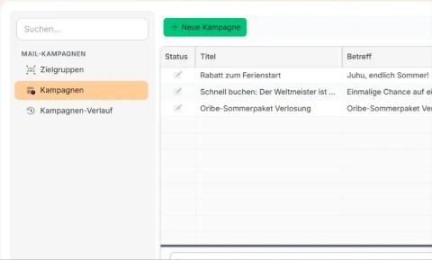 SMS- und Mail-Kampagnen