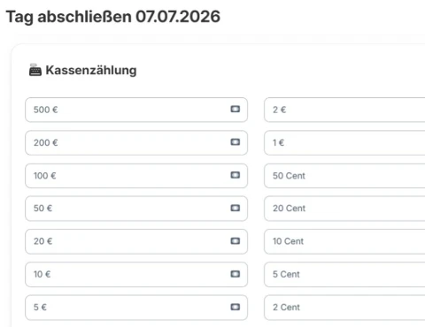 Tagesabschluss