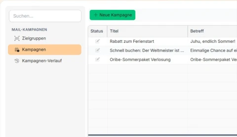 SMS- und Mail-Kampagnen