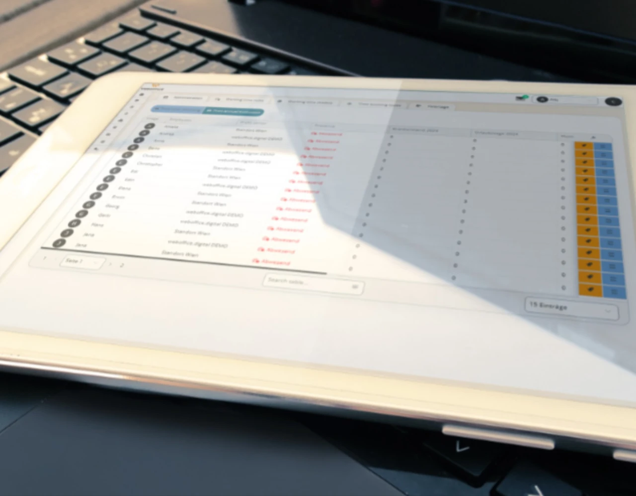 *Effizienter* arbeiten -

ganz einfach mit weboffice